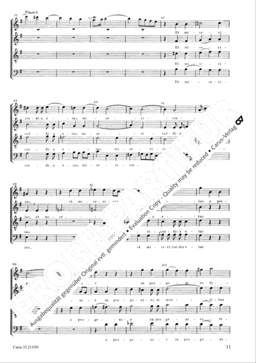 Magnificat Magnificat 4-Part scores gallery preview page 12
