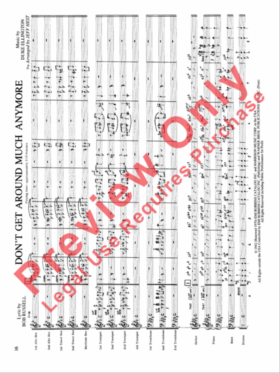 Original Big Band Sounds Big Band scores gallery preview page 17