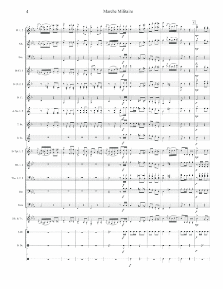 Marche Militaire Op 51 No 1 by Franz Schubert transcribed for Concert Band by F. Griffin