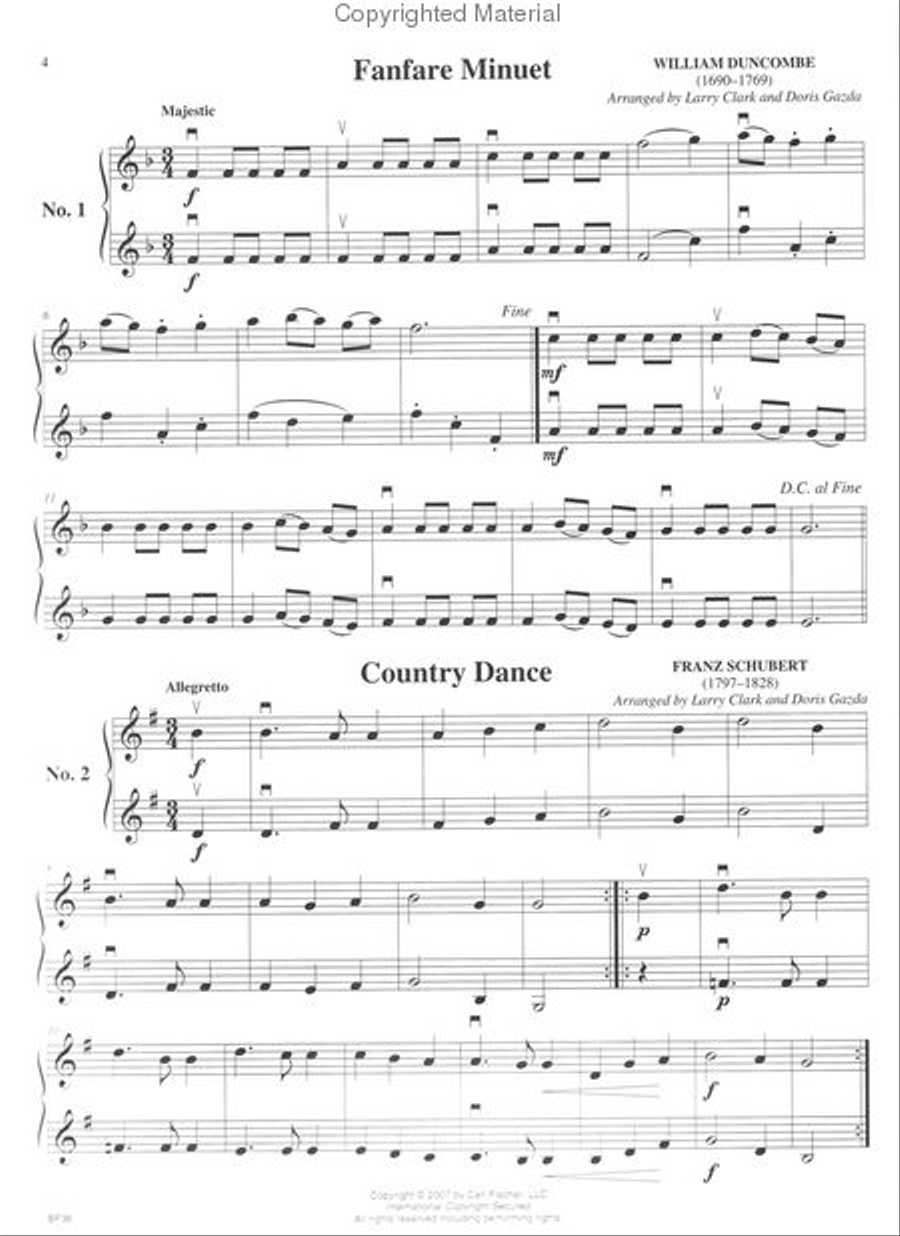 Progressive Duets - Volume I Violin scores gallery preview page 2