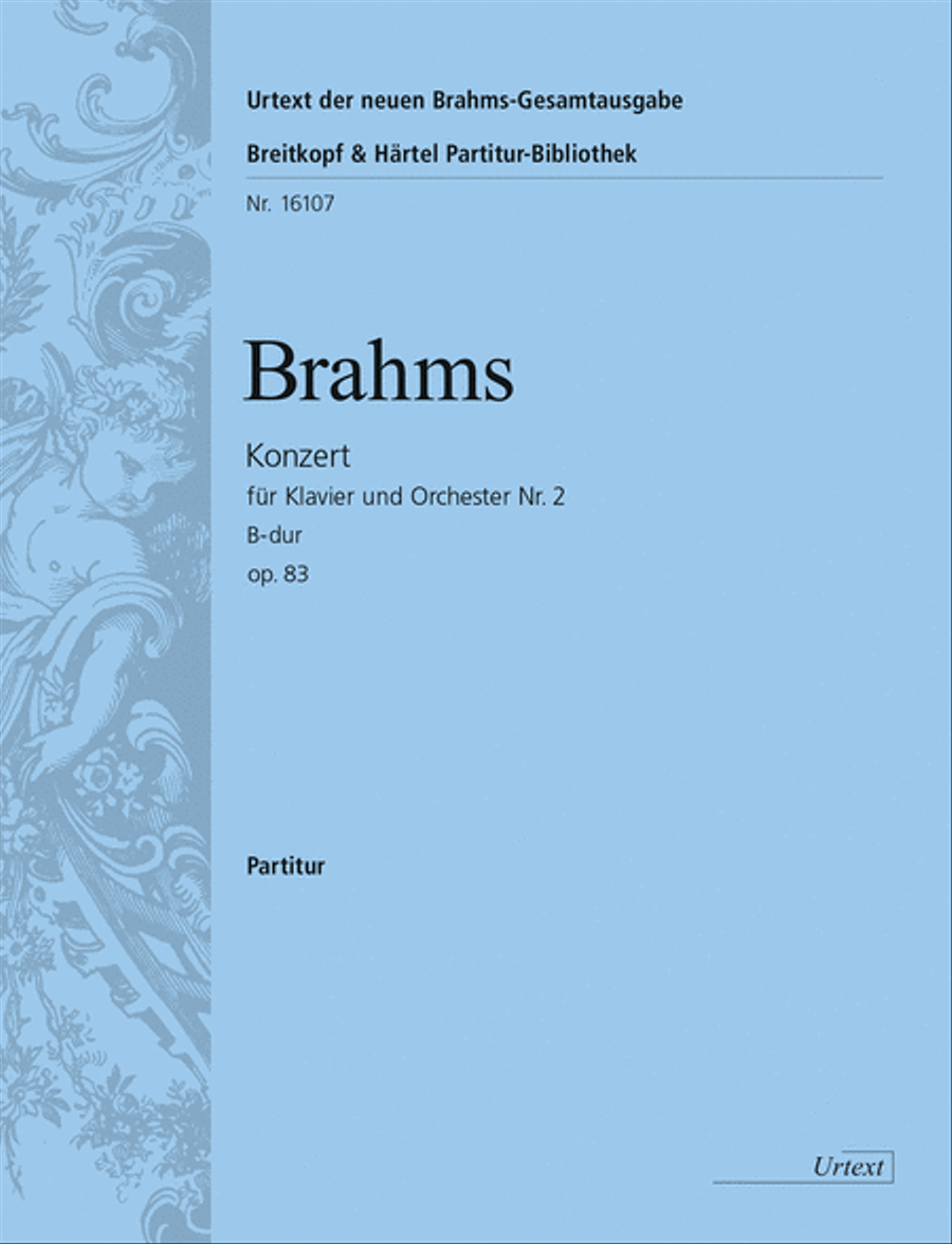 Piano Concerto No. 2 in B flat major Op. 83 Orchestra scores gallery preview page 1