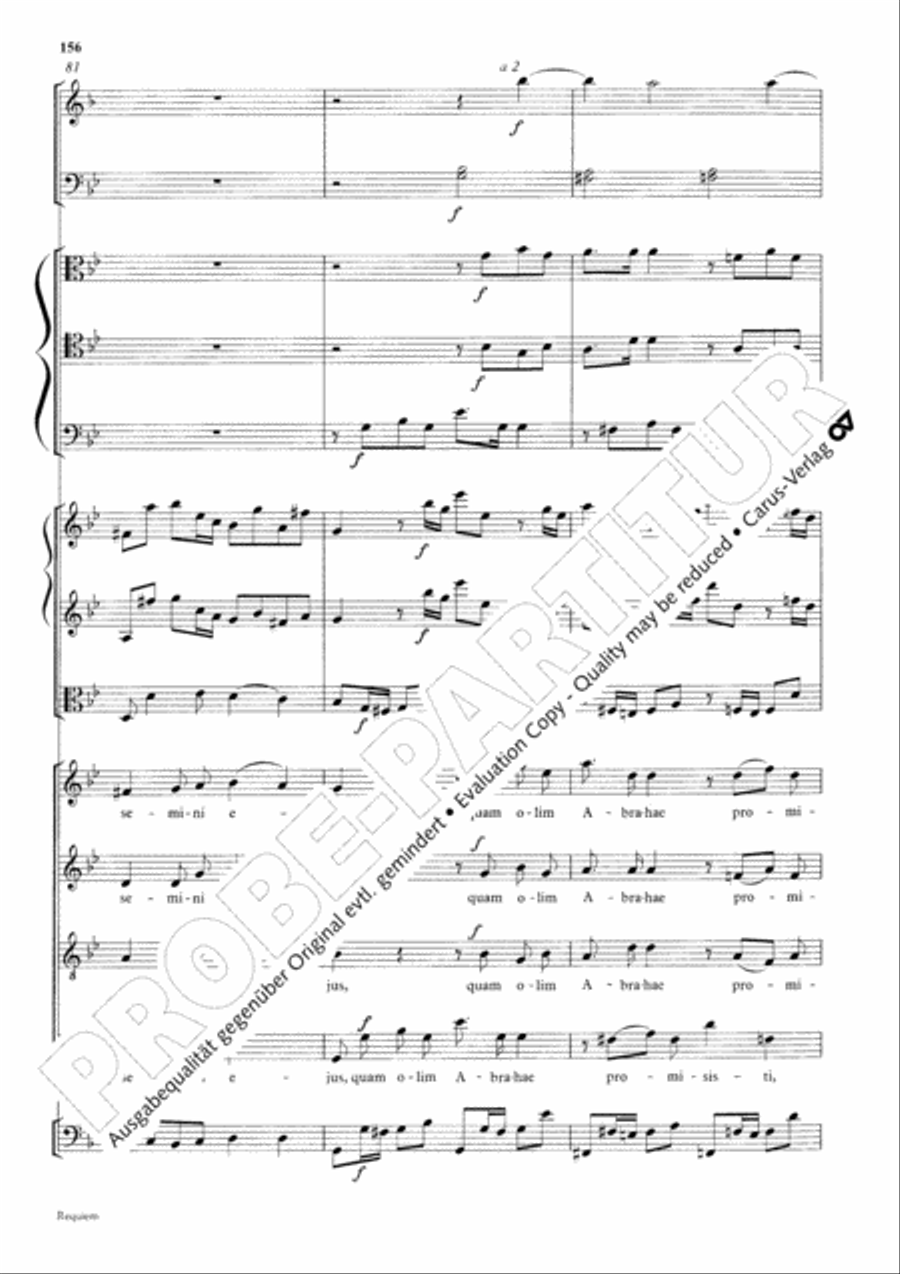 Requiem Requiem 4-Part scores gallery preview page 163