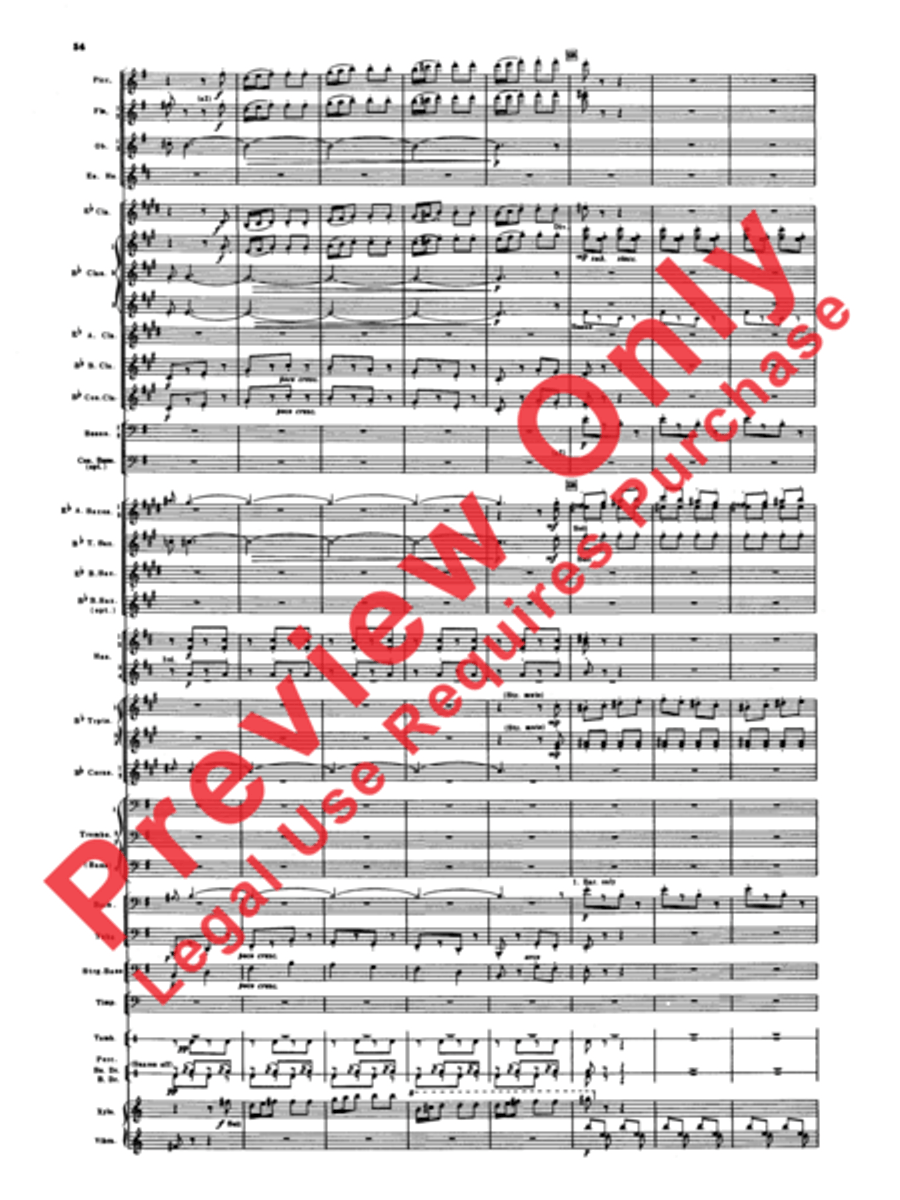 Armenian Dances, Part 1 Armenian Dances, Part 1 Concert Band scores gallery preview page 55