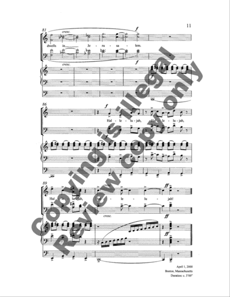 Laudate nomen Laudate nomen 4-Part scores gallery preview page 12