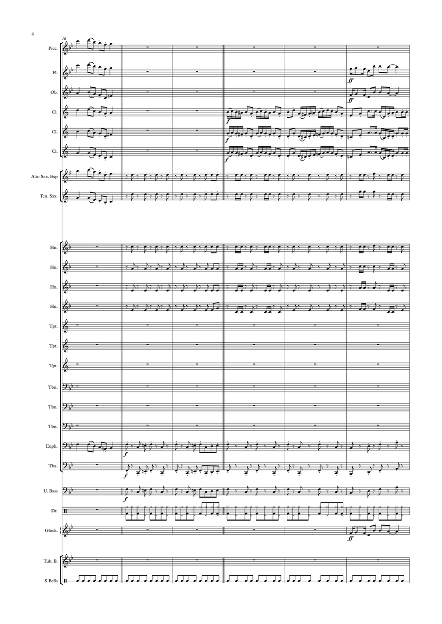 Going Christmas Krackers! for Concert Band Concert Band scores gallery preview page 4