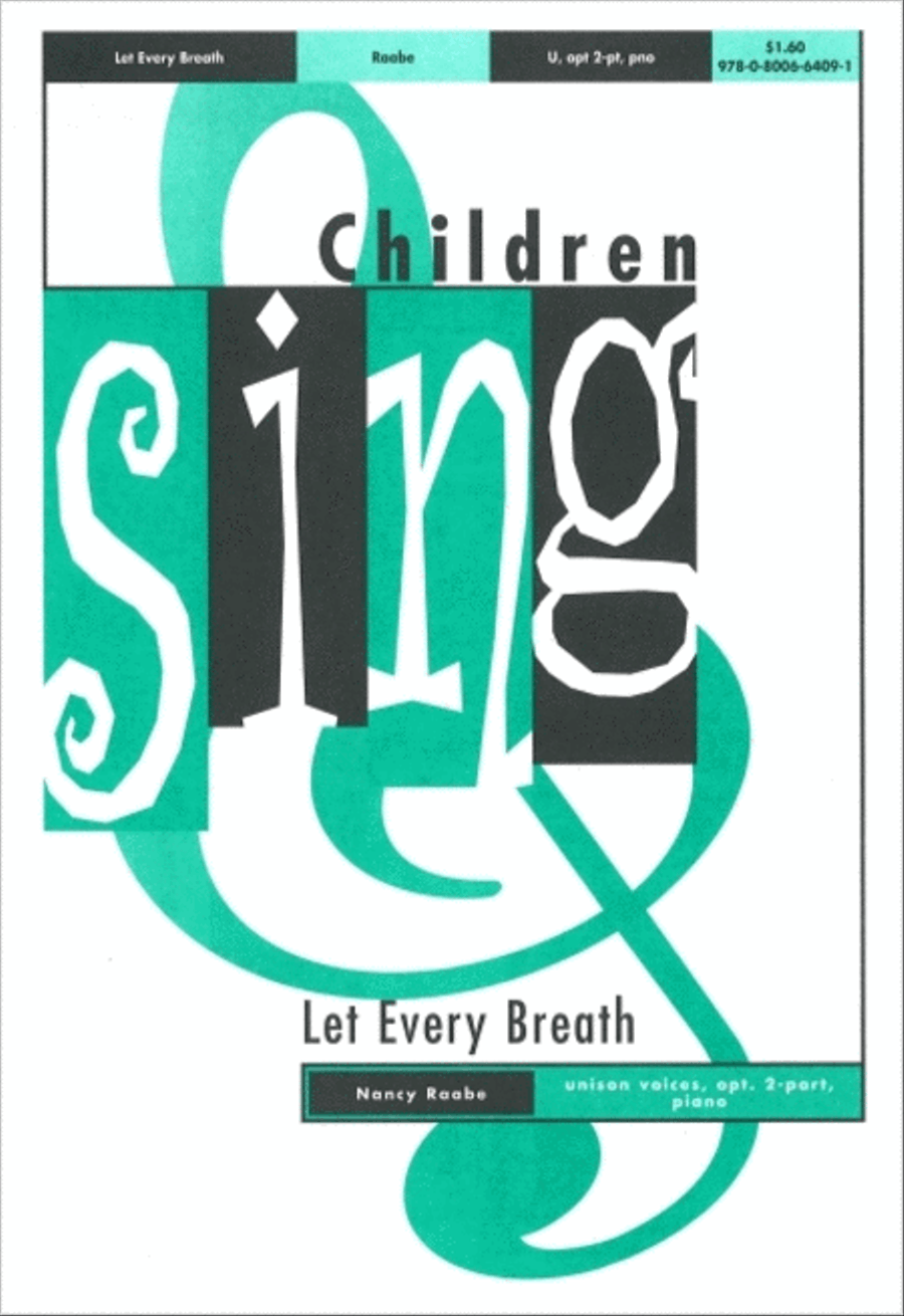 Let Every Breath Unison Choir scores gallery preview page 1