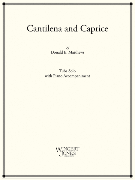 Cantilena and Caprice - Tuba Solo (P.O.D.)