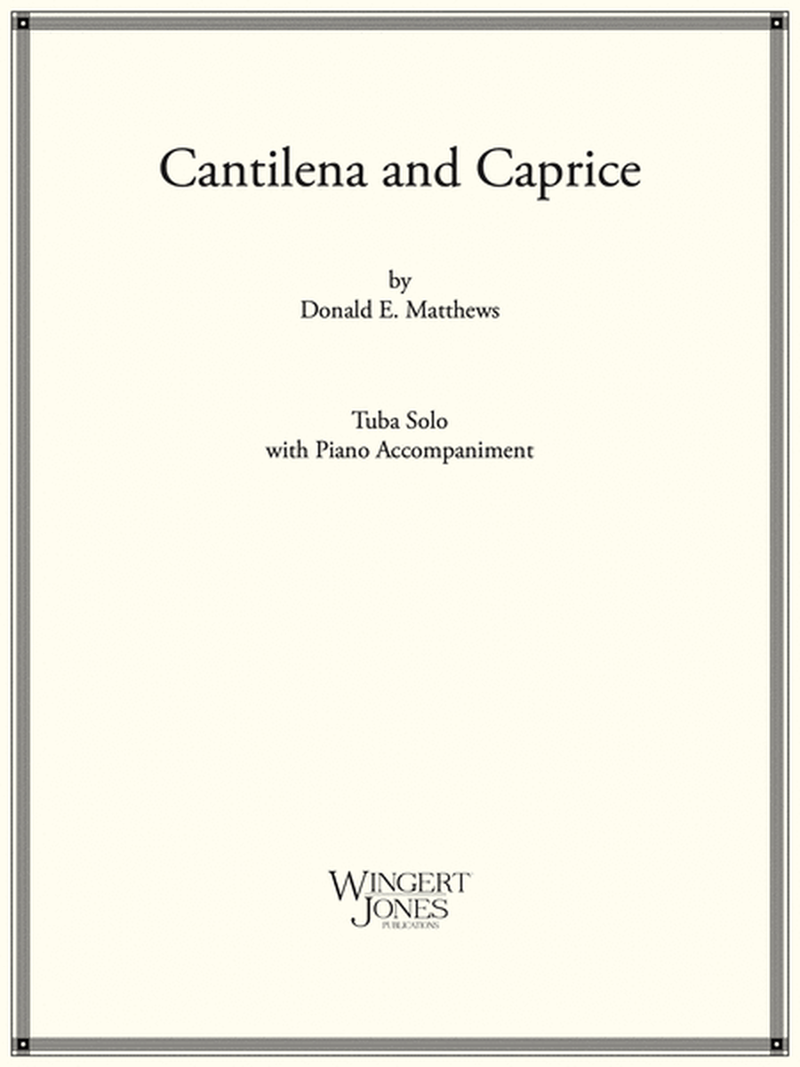 Cantilena and Caprice