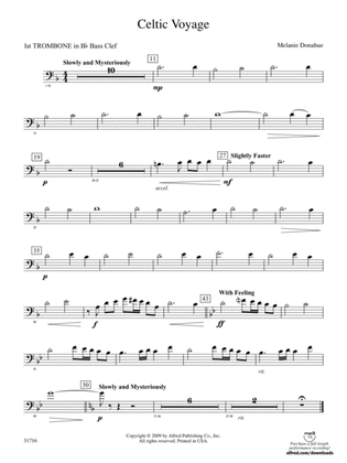 Celtic Voyage: (wp) 1st B-flat Trombone B.C.