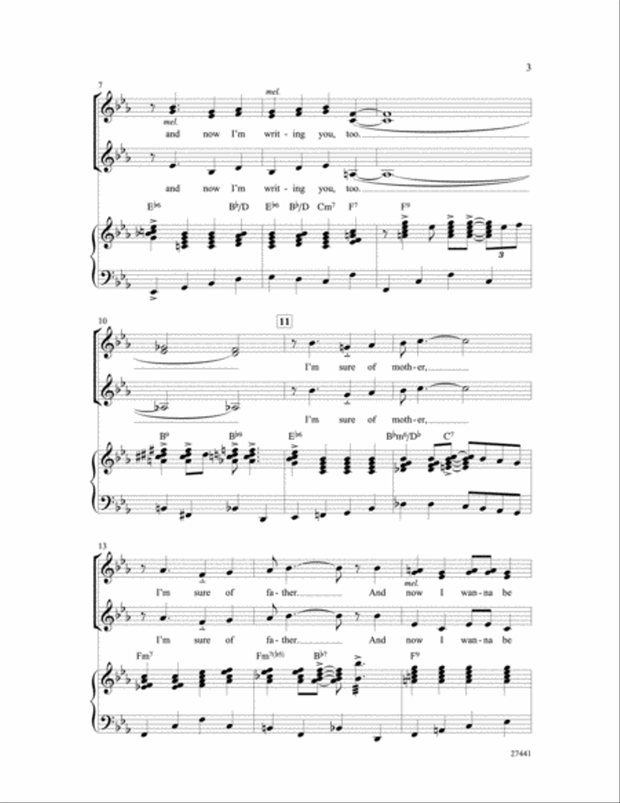 Don't Sit Under the Apple Tree Women's Choir scores gallery preview page 3