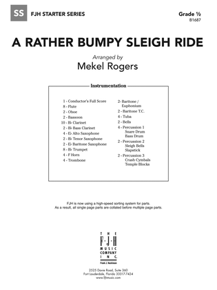 A Rather Bumpy Sleigh Ride: Score