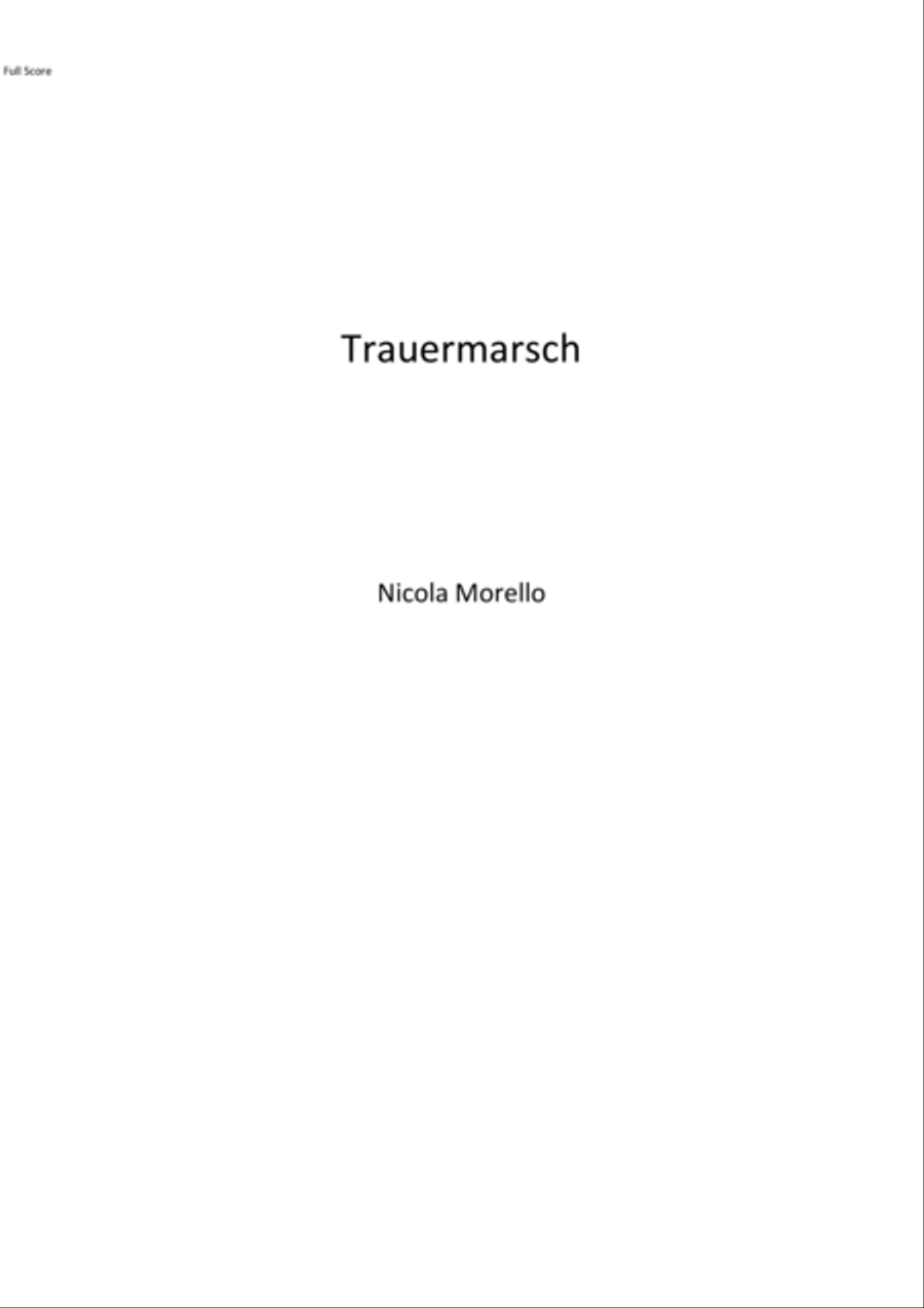 Trauermarsch Trumpet scores gallery preview page 1