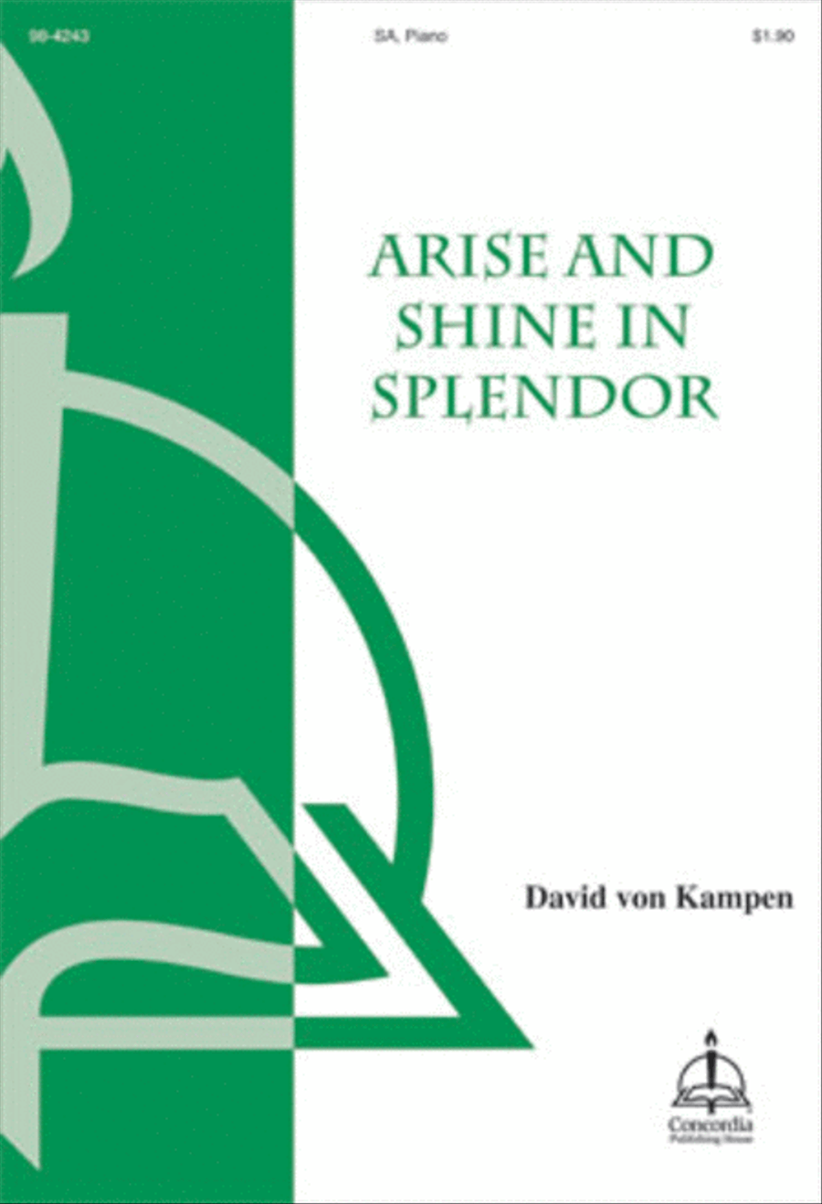 Arise and Shine in Splendor (von Kampen) SA scores gallery preview page 1