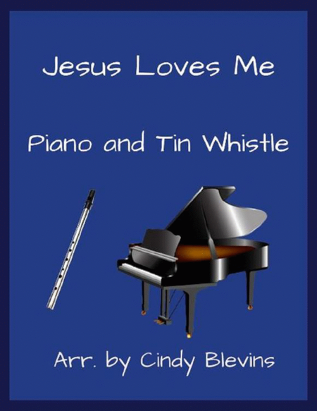 Jesus Loves Me, Piano and Tin Whistle D) image number null
