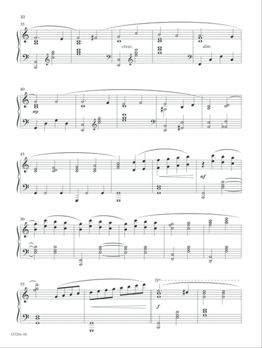 Hymn Medleys for the Church Year Piano Solo scores gallery preview page 8