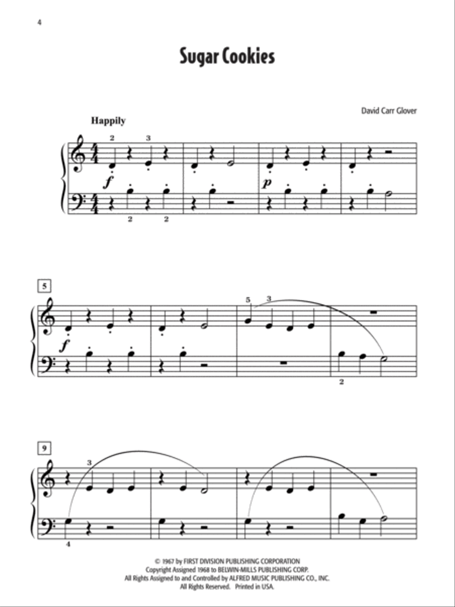 David Carr Glover's Favorite Solos, Book 1 Piano Method scores gallery preview page 7