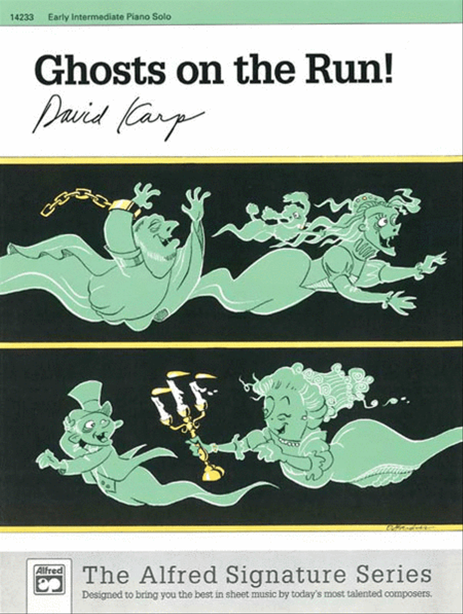 Ghosts on the Run! Piano Solo scores gallery preview page 1