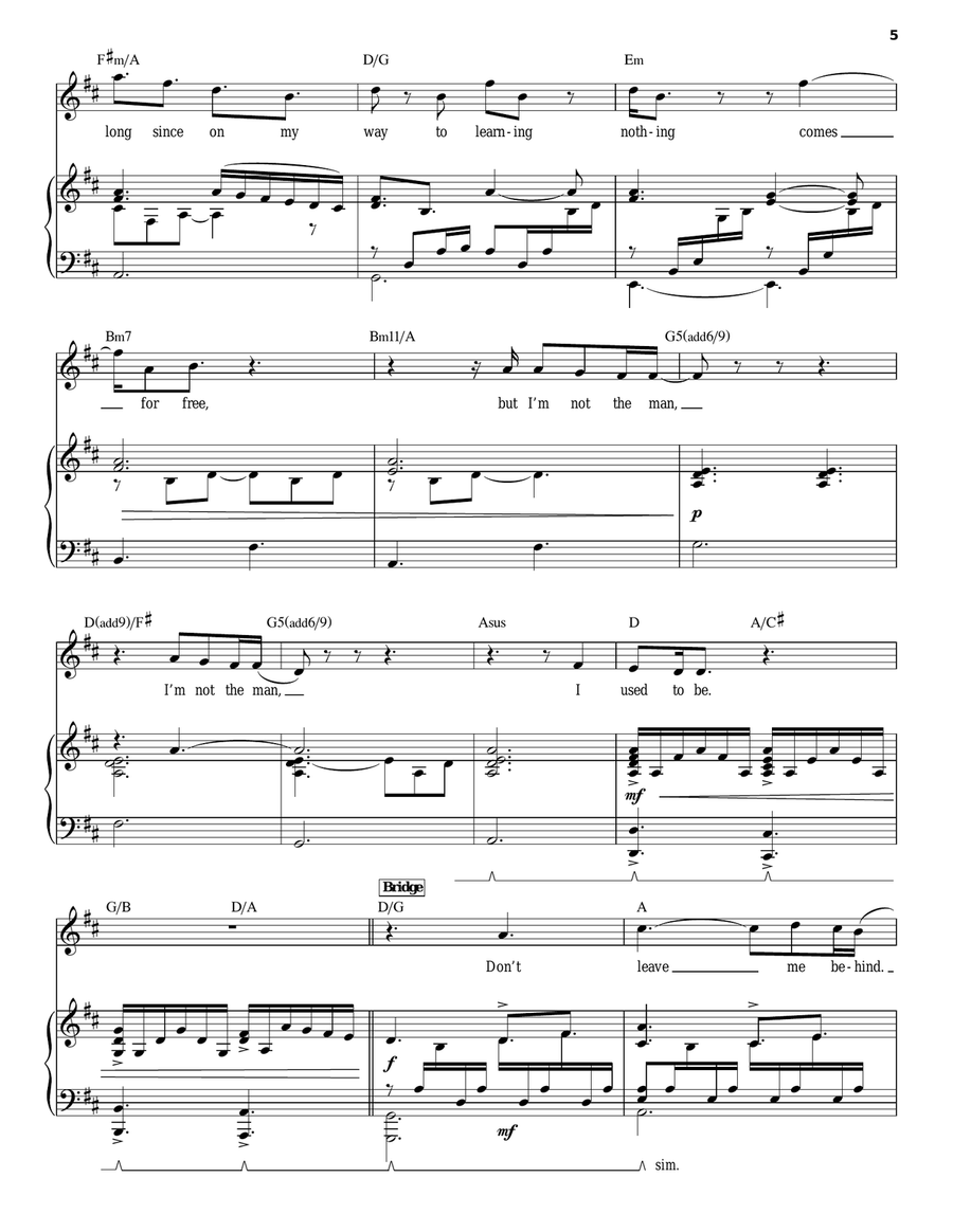 I'm Not The Man Voice scores gallery preview page 5