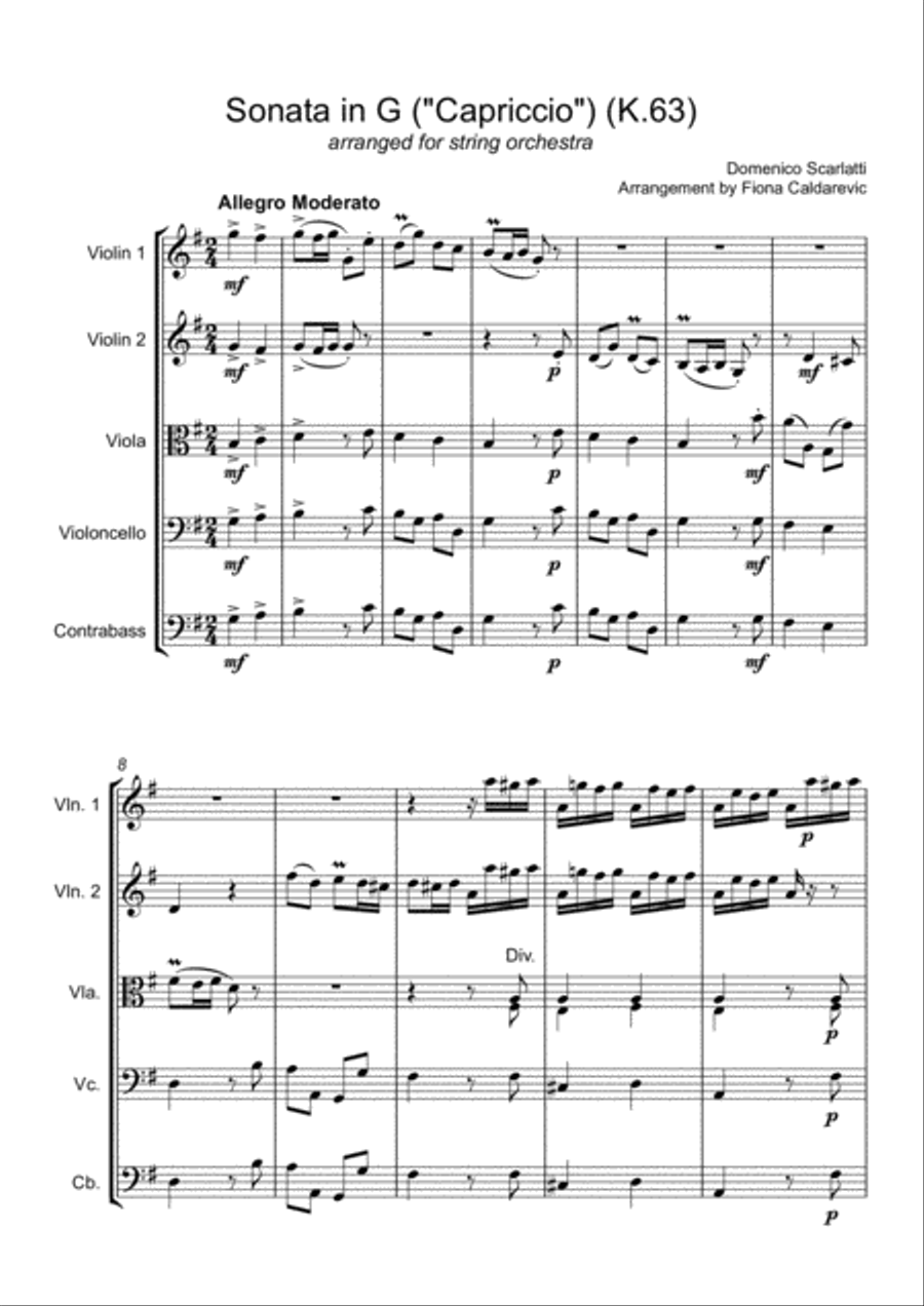 Sonata in G (