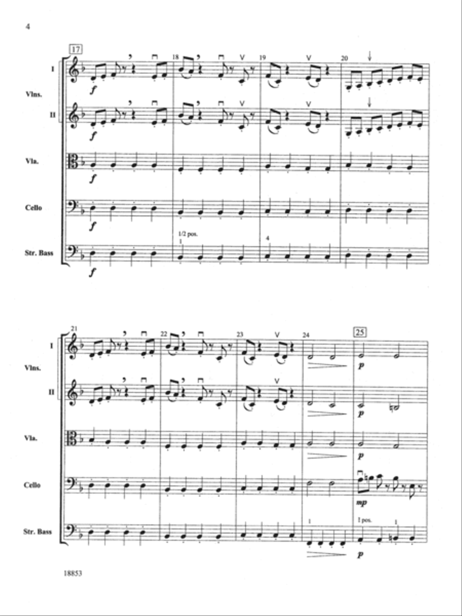 Gauntlet: Score String Orchestra scores gallery preview page 3