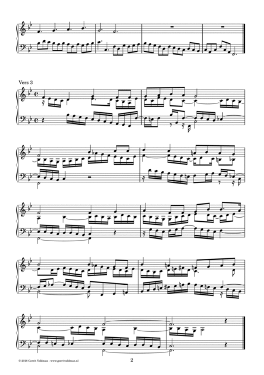 Psalm 87 (partita, manualiter) Organ Solo scores gallery preview page 2