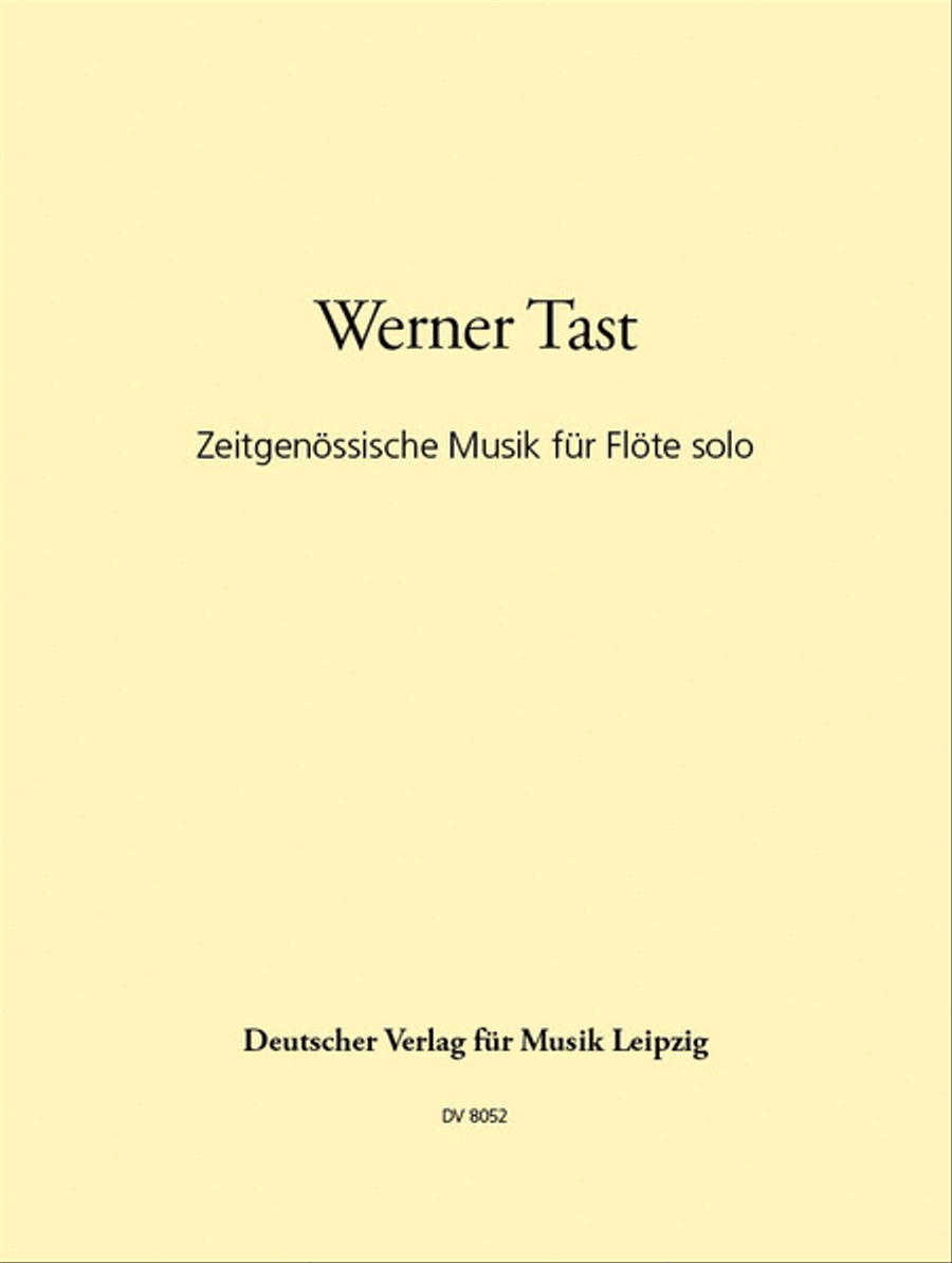 Contemporary Music for Flute solo Flute Solo scores gallery preview page 1