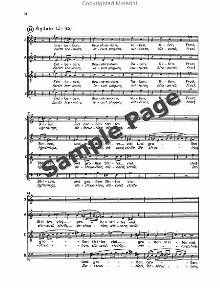 Der Tod Zu Basel Vocal Score 4-Part scores gallery preview page 17