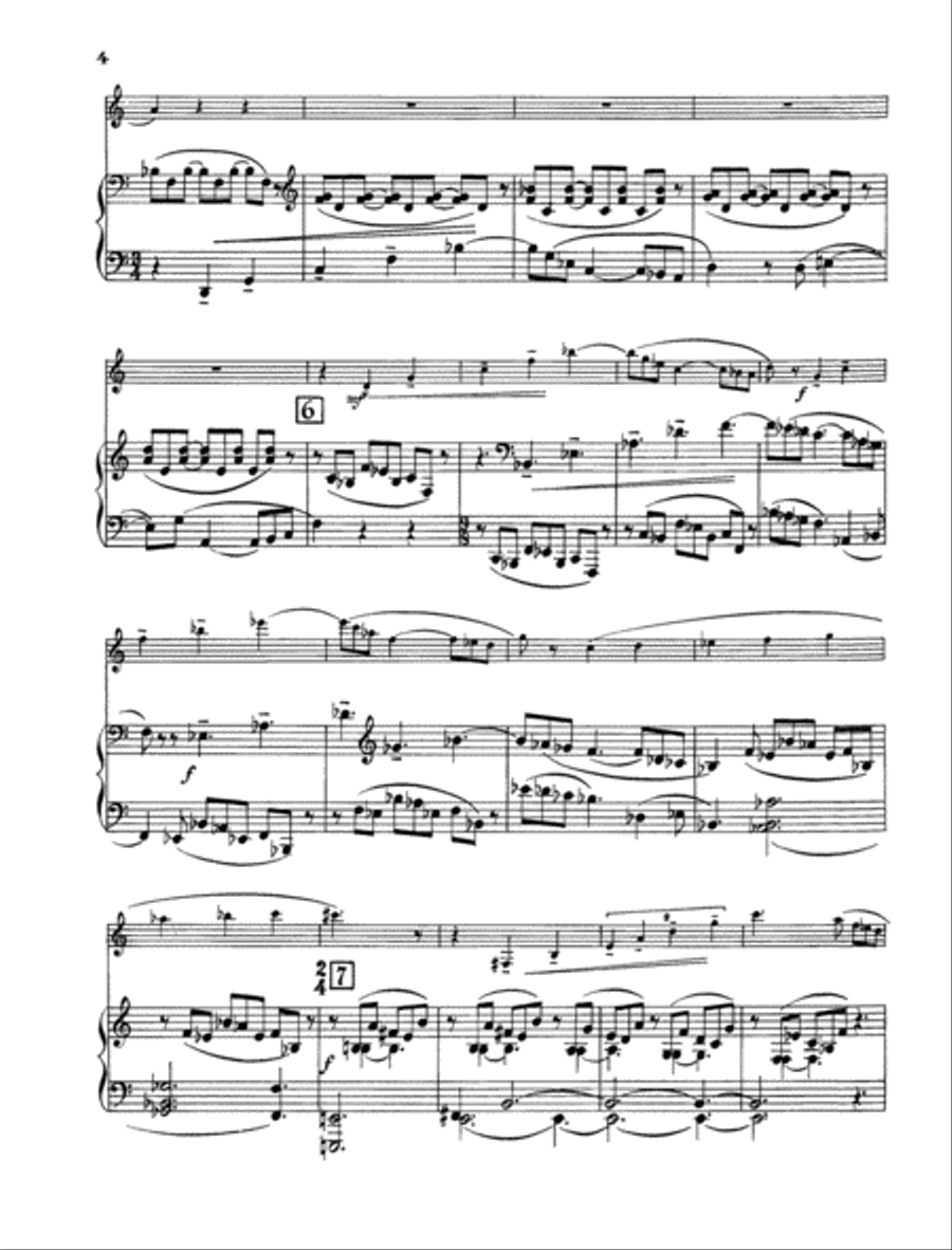 Sonata in Bb B-Flat Clarinet scores gallery preview page 4