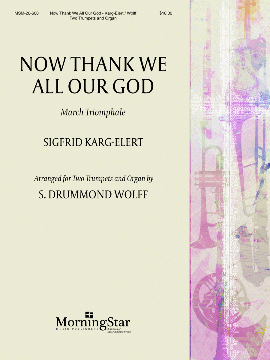 Now Thank We All Our God Trumpet Duet scores gallery preview page 1