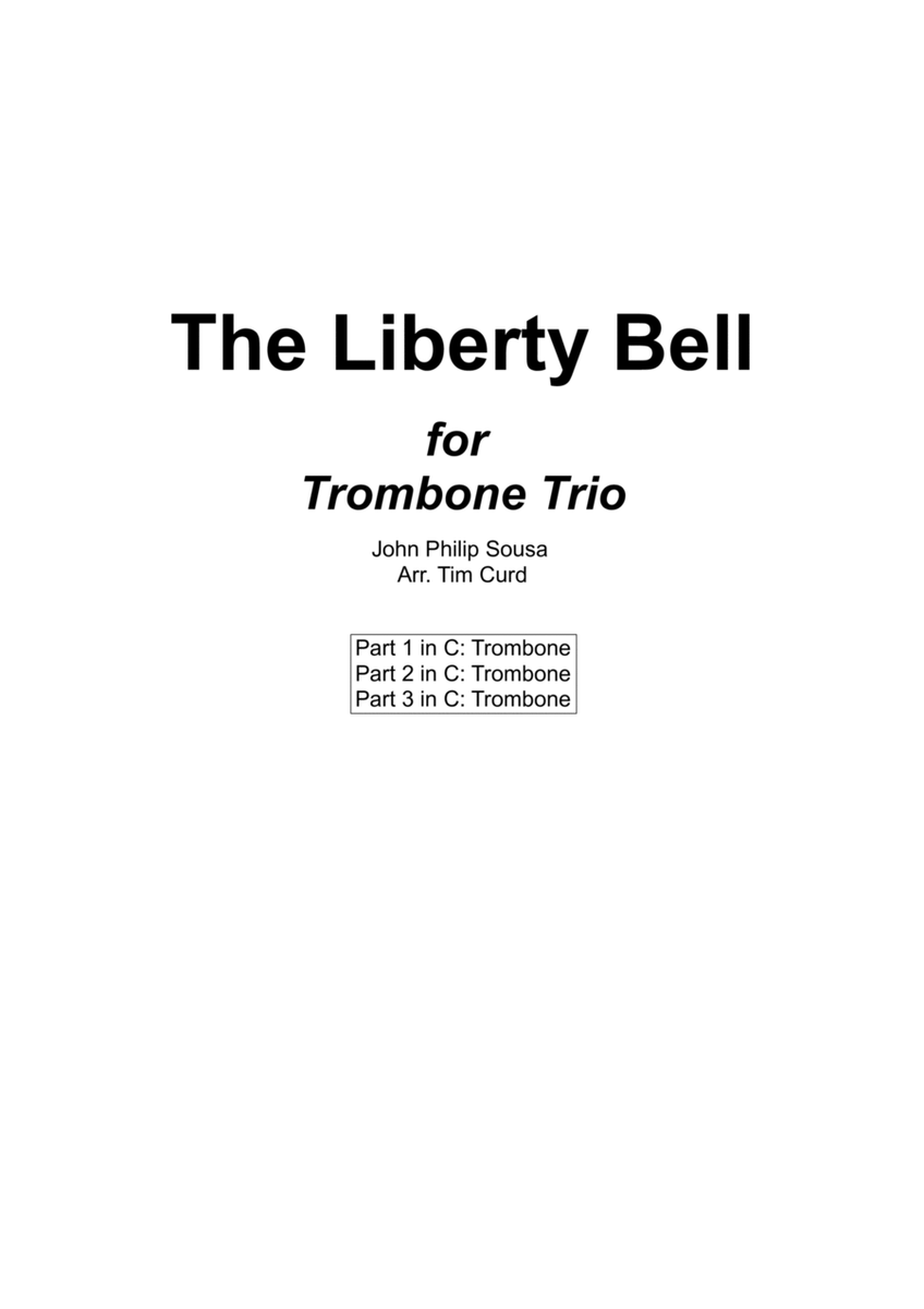 The Liberty Bell for Trombone Trio image number null