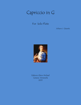 Capriccio in G for solo flute