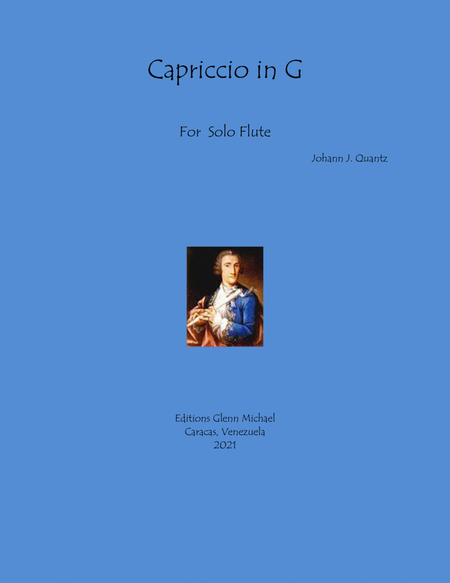 Capriccio in G for solo flute image number null