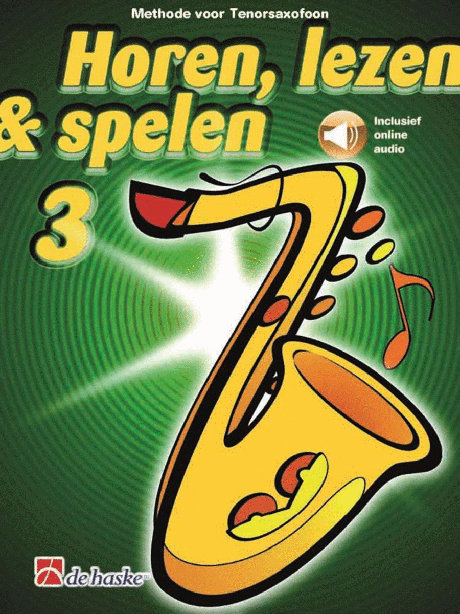 Horen, lezen & spelen 3 tenorsaxofoon Tenor Saxophone scores gallery preview page 1