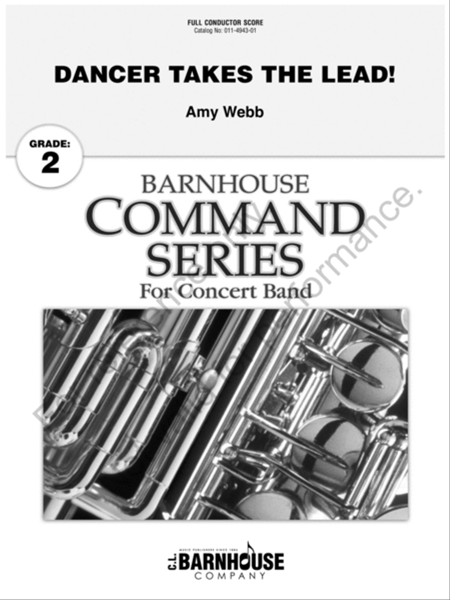 Dancer Takes The Lead! Concert Band scores gallery preview page 2