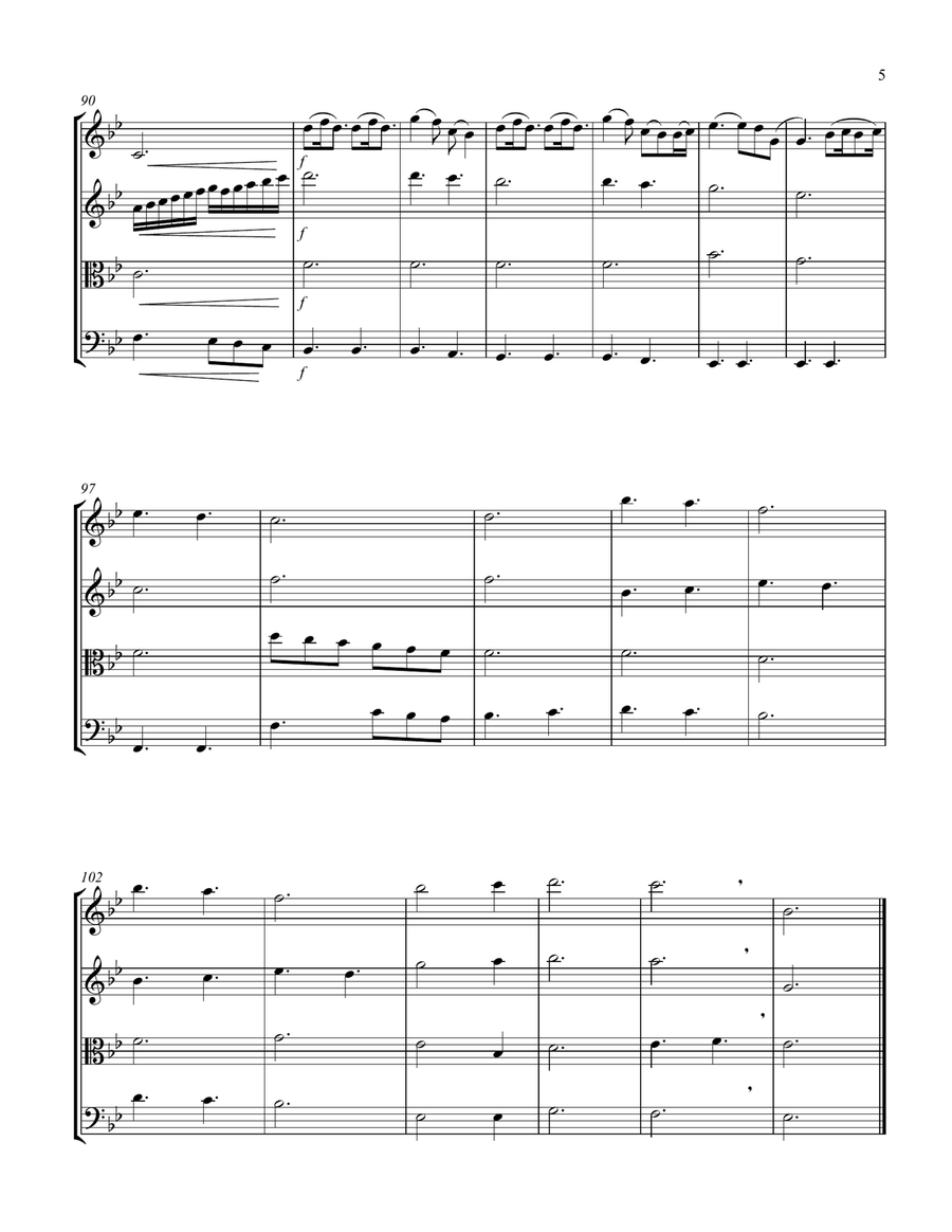 A Thousand Years String Quartet scores gallery preview page 5
