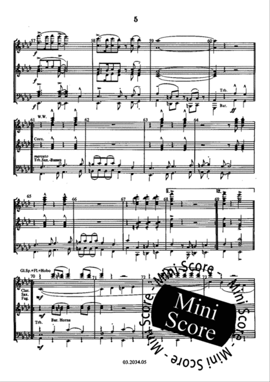 Revival Rag 1920 Big Band scores gallery preview page 9