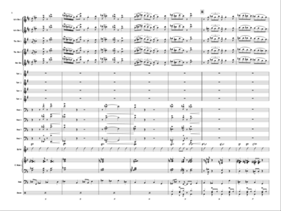 Sax Education Jazz Ensemble scores gallery preview page 9