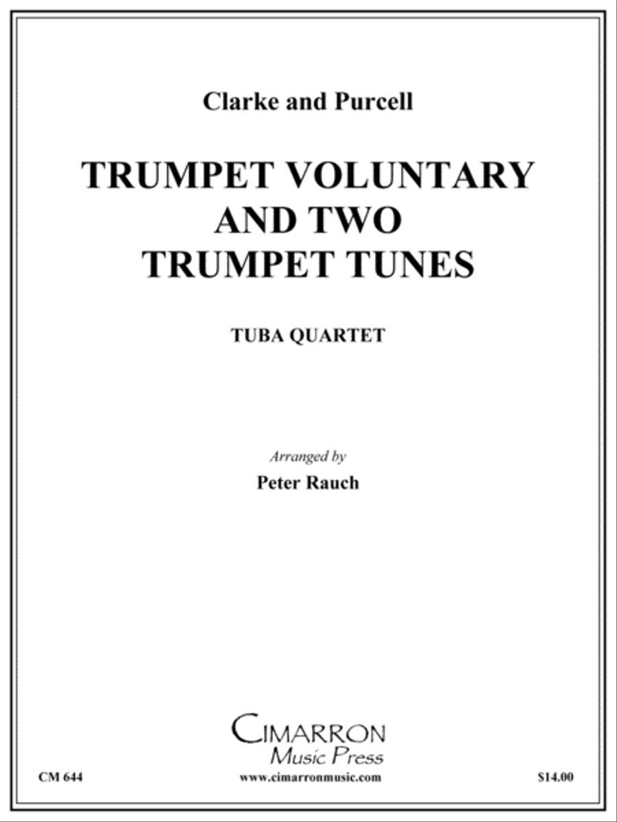 Trumpet Voluntary and 2 Trumpet Tunes by Peter Rauch EETT - Sheet Music