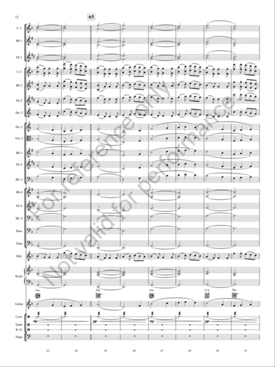 Fantasia on the Dargason (from Second Suite in F, Mvt. IV) Concert Band scores gallery preview page 11