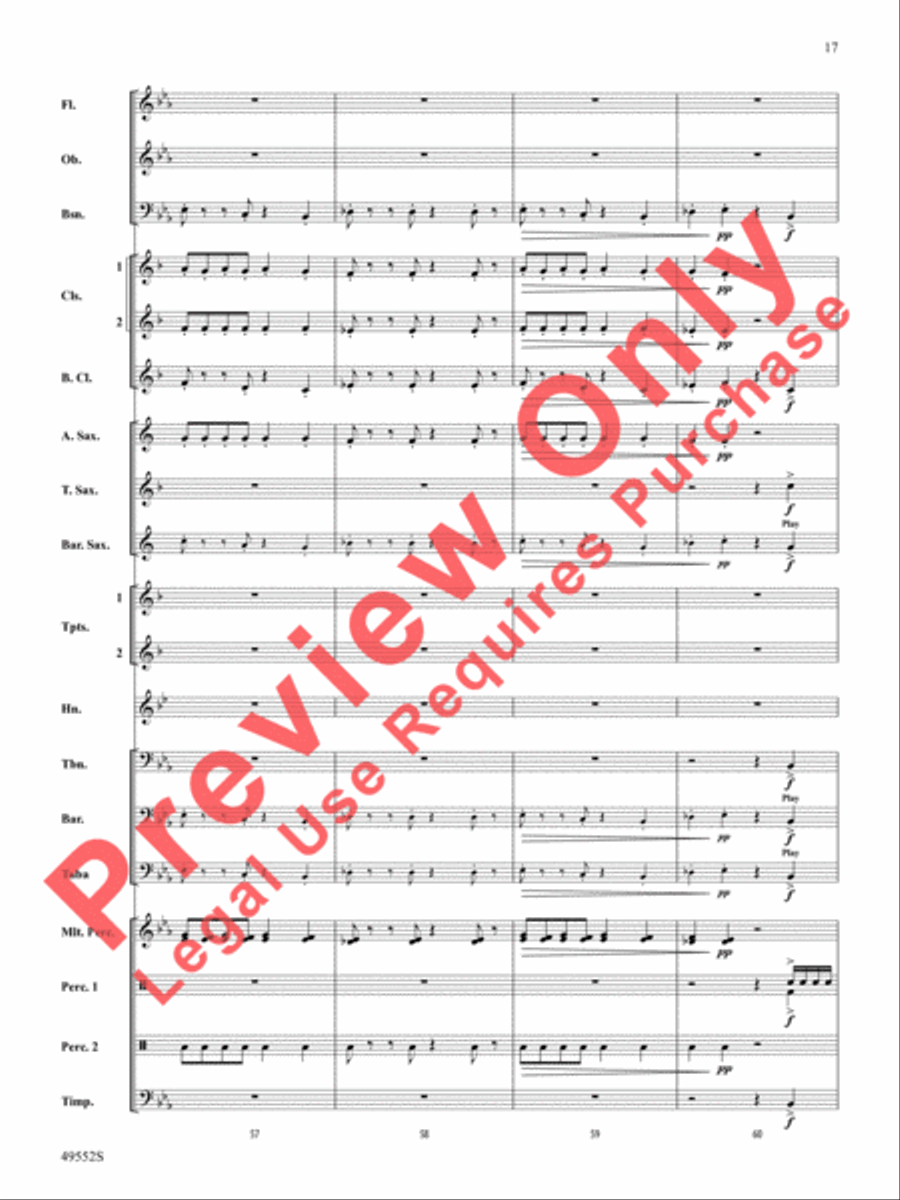 Dance of the Garden Gnomes Concert Band scores gallery preview page 18