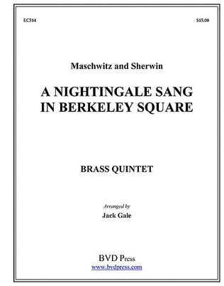 Book cover for Nightingale Sang in Berkeley Square