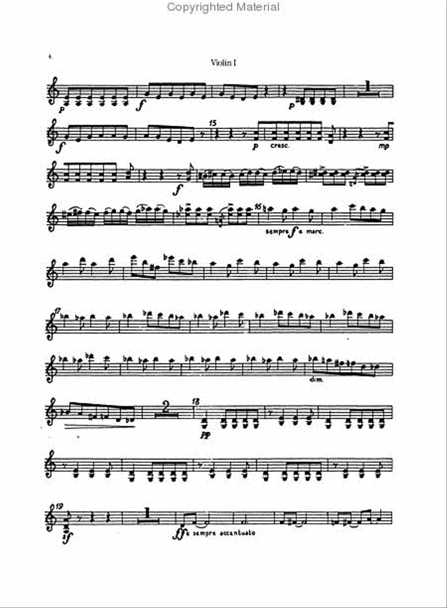String Quartet No. 1, Op. 20 String Quartet scores gallery preview page 3