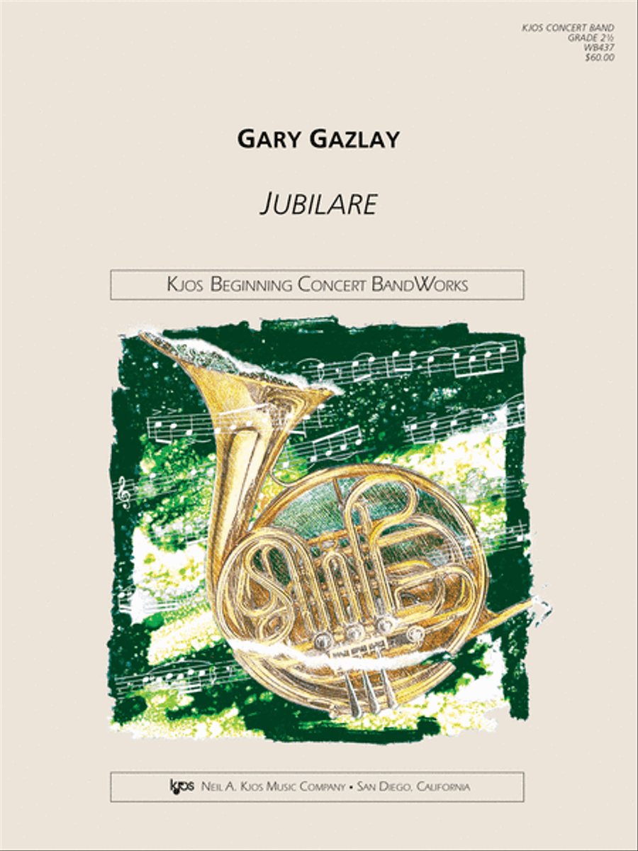 Jubilare Concert Band scores gallery preview page 1
