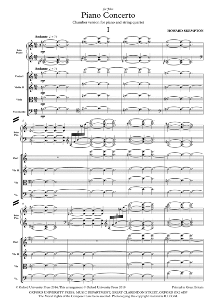Piano Concerto Piano Concerto Piano Quintet scores gallery preview page 2