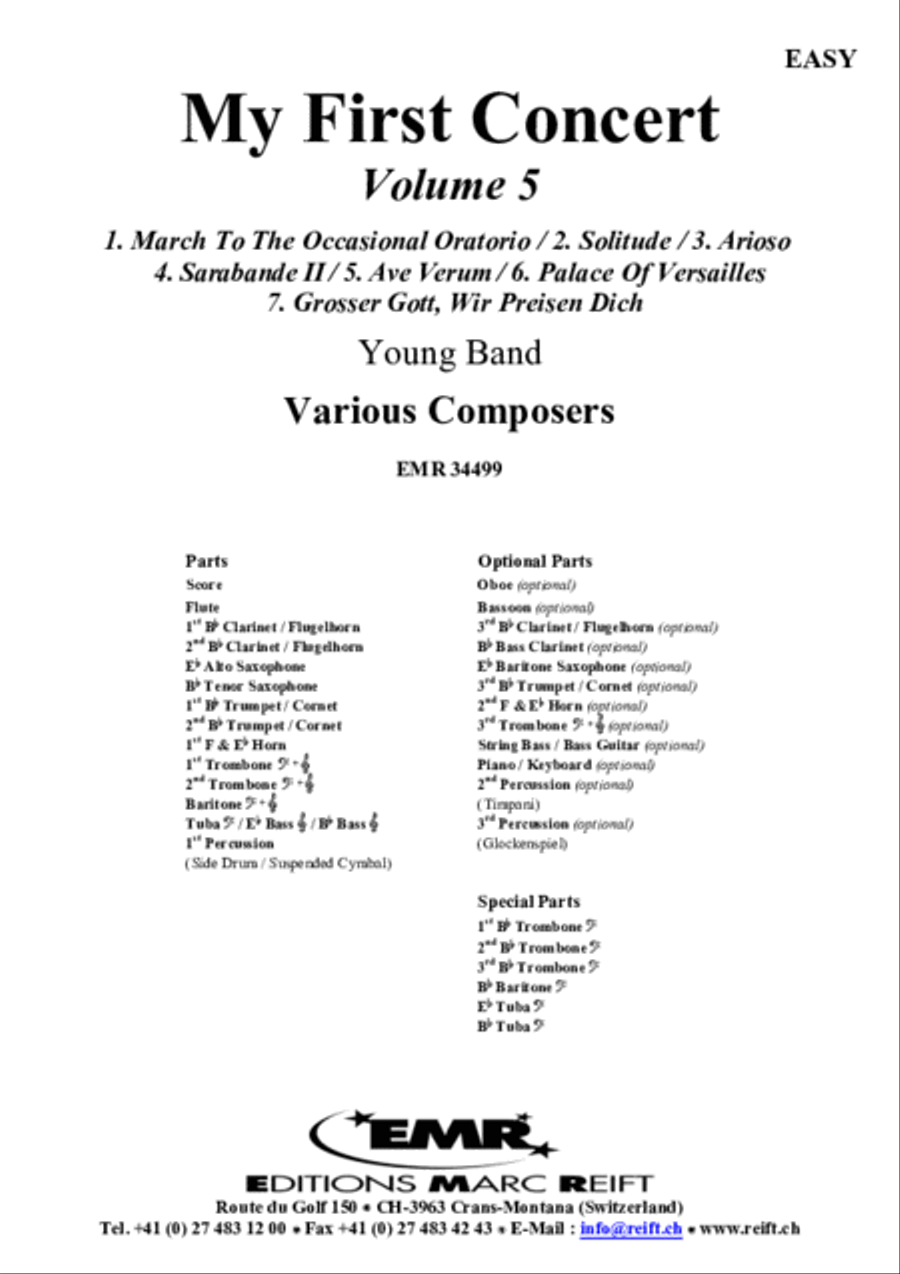 My First Concert Volume 5 Concert Band scores gallery preview page 2
