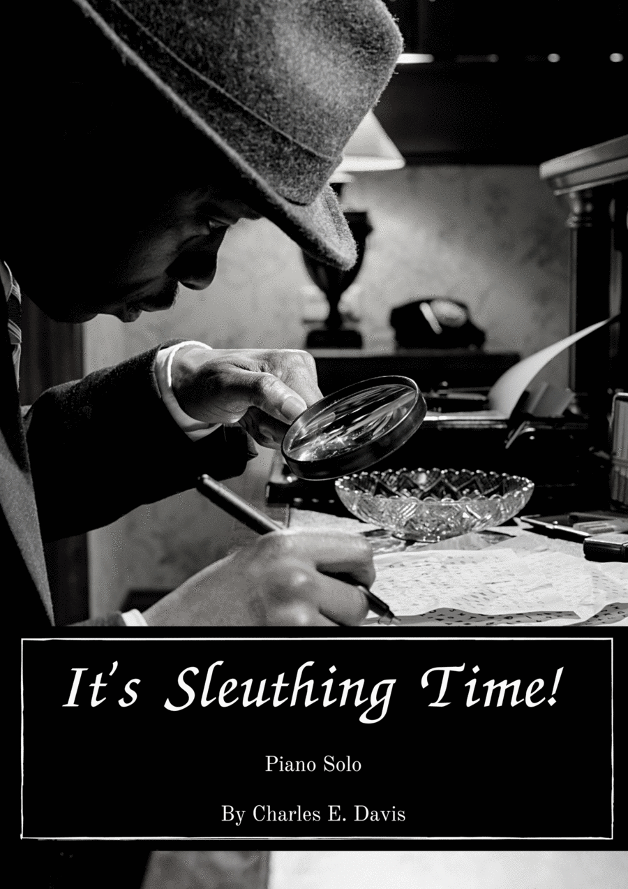 It's Sleuthing Time! - Piano Solo Jazz Ensemble scores gallery preview page 1