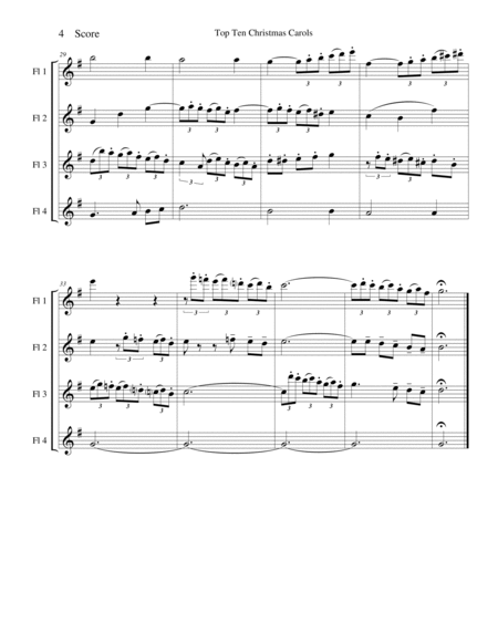 Bach's "In Dulci Jubilo" for Flute Quartet image number null