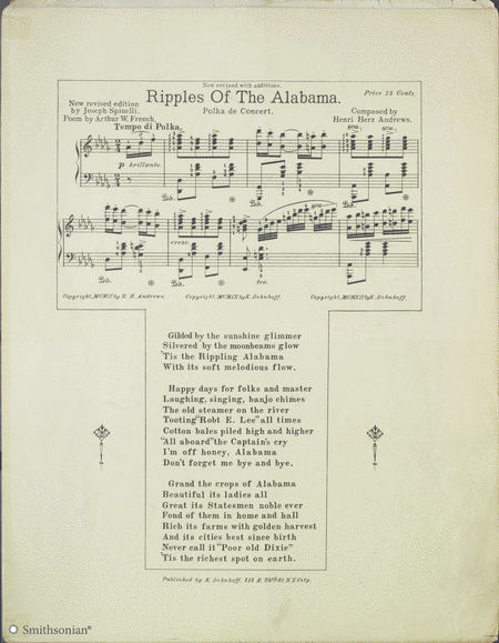 Ripples of the Alabama: Polka De Concert
