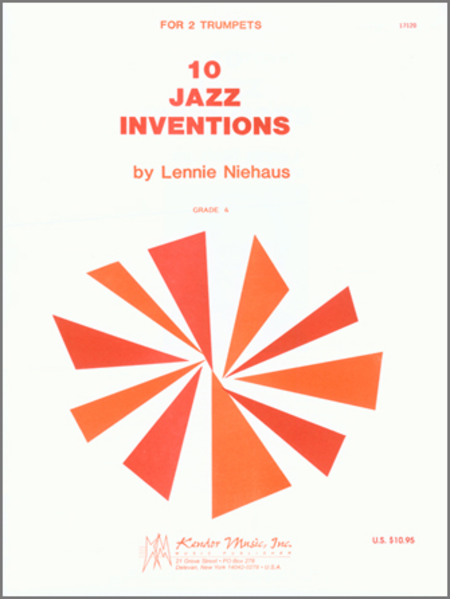 10 Jazz Inventions by Lennie Niehaus Trumpet Duet - Sheet Music
