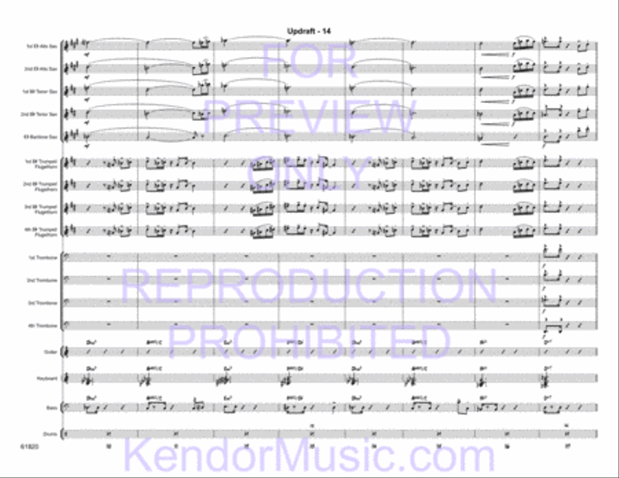 Updraft Updraft Jazz Ensemble scores gallery preview page 15